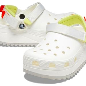 Crocs Classic Hiker Clogs White